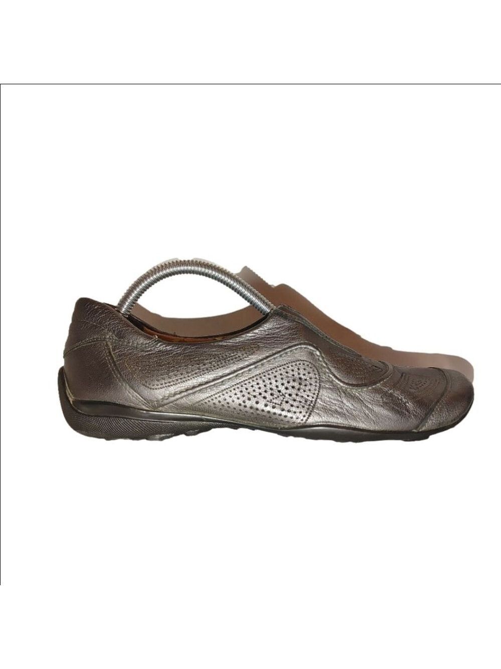 Sesto Meucci Metallic Silver Sneakers Size 7